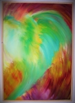 B28.Hjertet. 70x100 cm. 5.200 Kr.